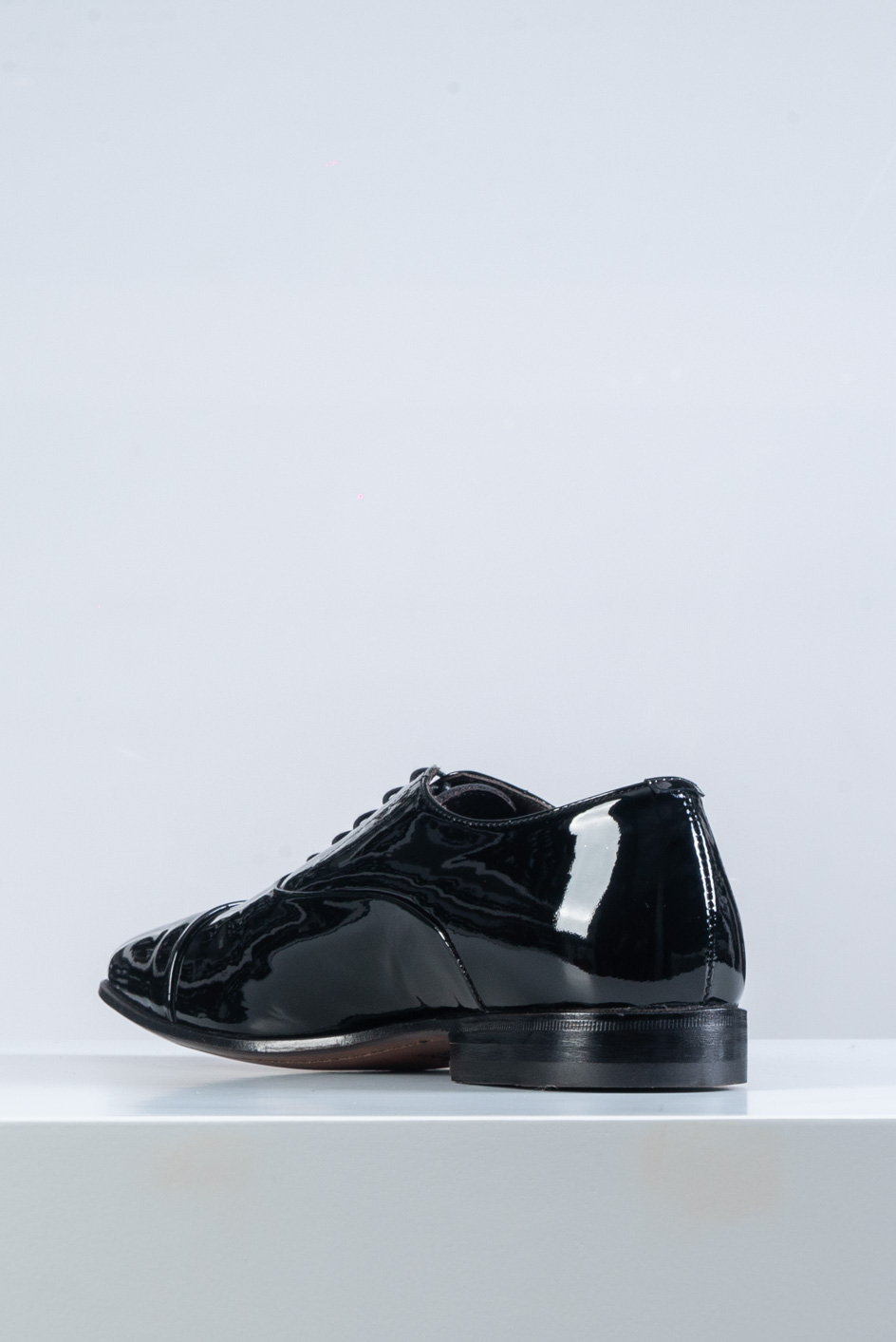 Francesina Schuh aus Lackleder, Ledersohle CERIMONIA1